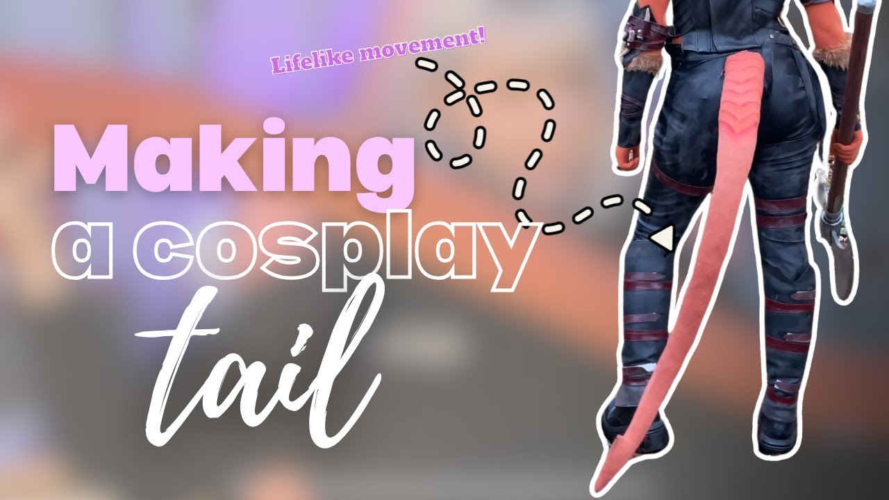 The EASIEST Way to Make A Tiefling Tail! | Karlach Cosplay