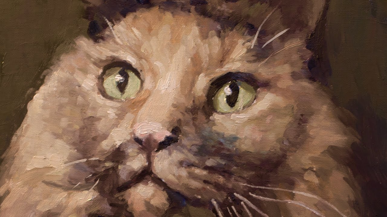 Oil painting process step by step | The Pet Portrait Commission