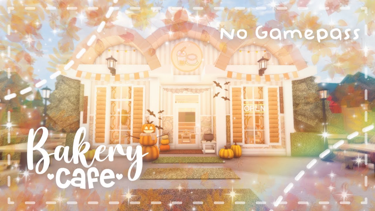 Roblox Bloxburg - No Gamepass Autumn Cafe & Bakery - Minami Oroi