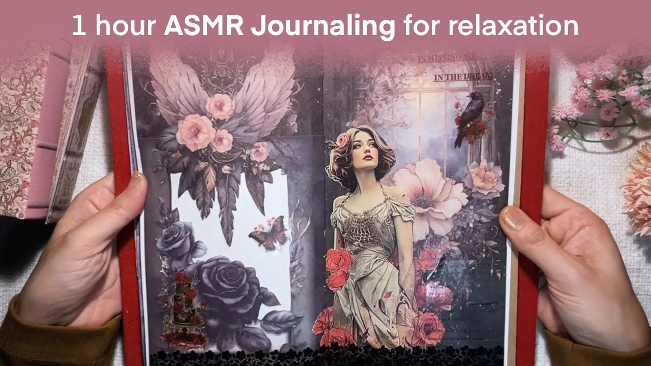 1 hour ASMR Scrapbook Compilation