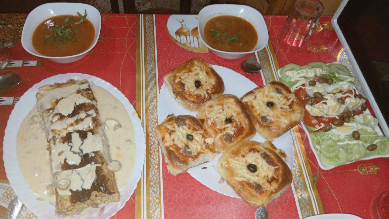 طاولة ثاني يوم رمضان 😍ارواحو تشوفو وش طيبت 😋