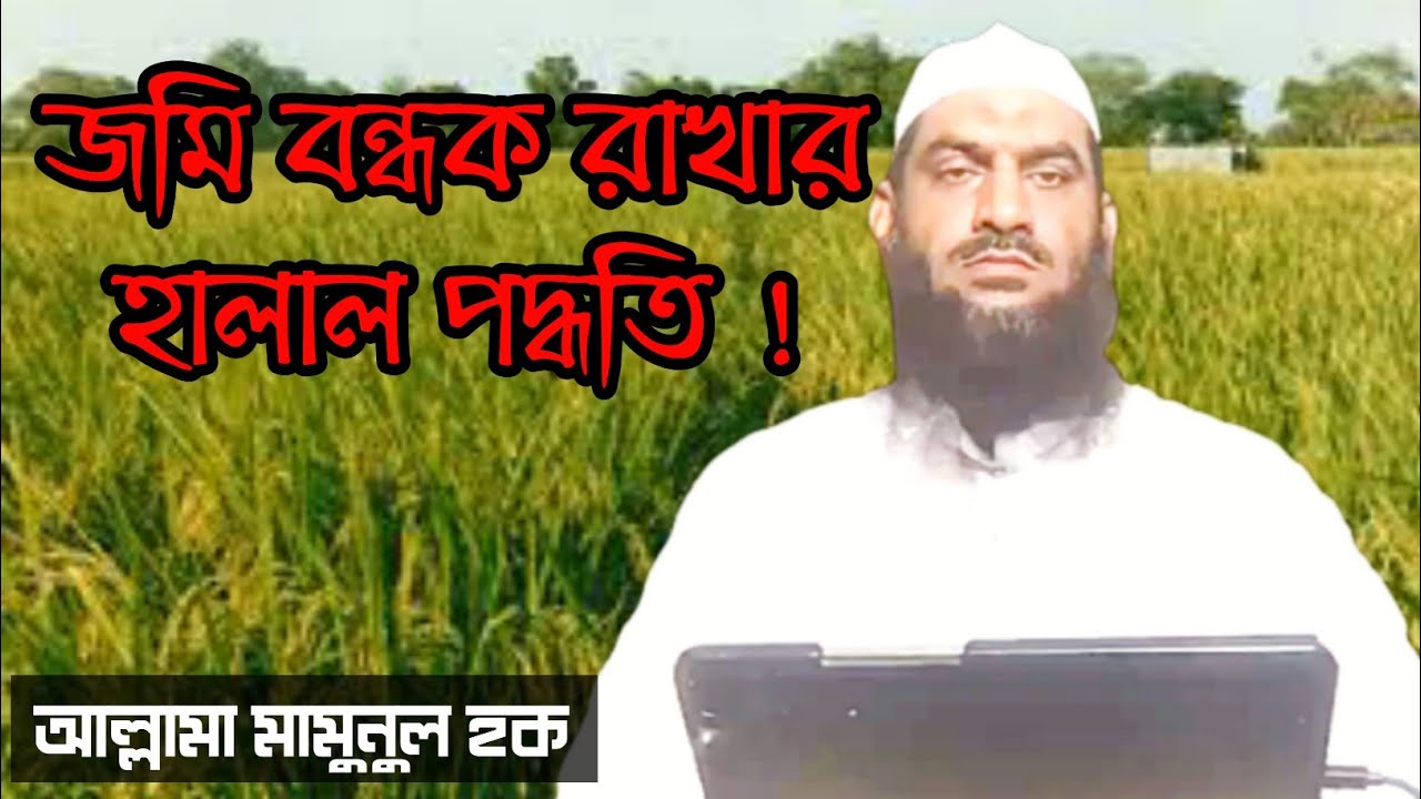 ফসলের জমি এগ্রিমেন্ট অথবা বন্ধক রাখার হালাল পদ্ধতি/ যেভাবে শরিয়ত মোতাবেক জমি বন্ধক রাখবেন