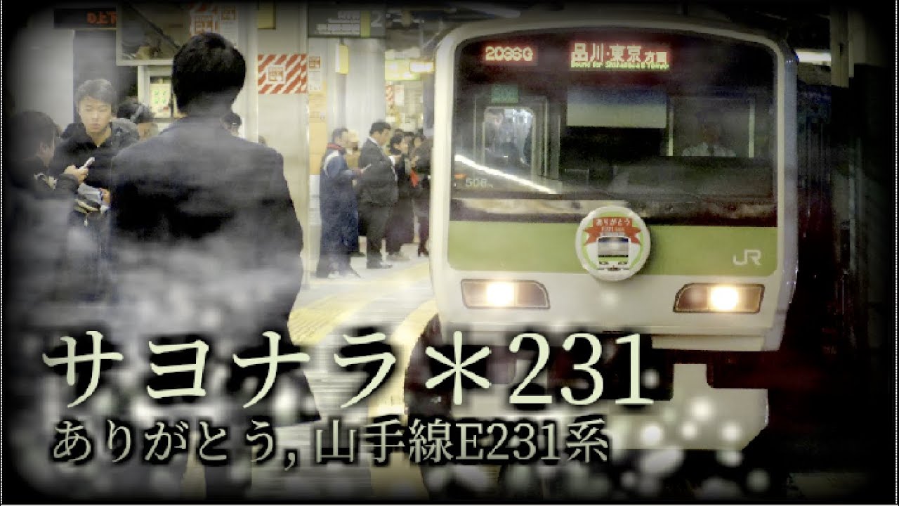 サヨナラ＊231【山手線E231系ありがとう】