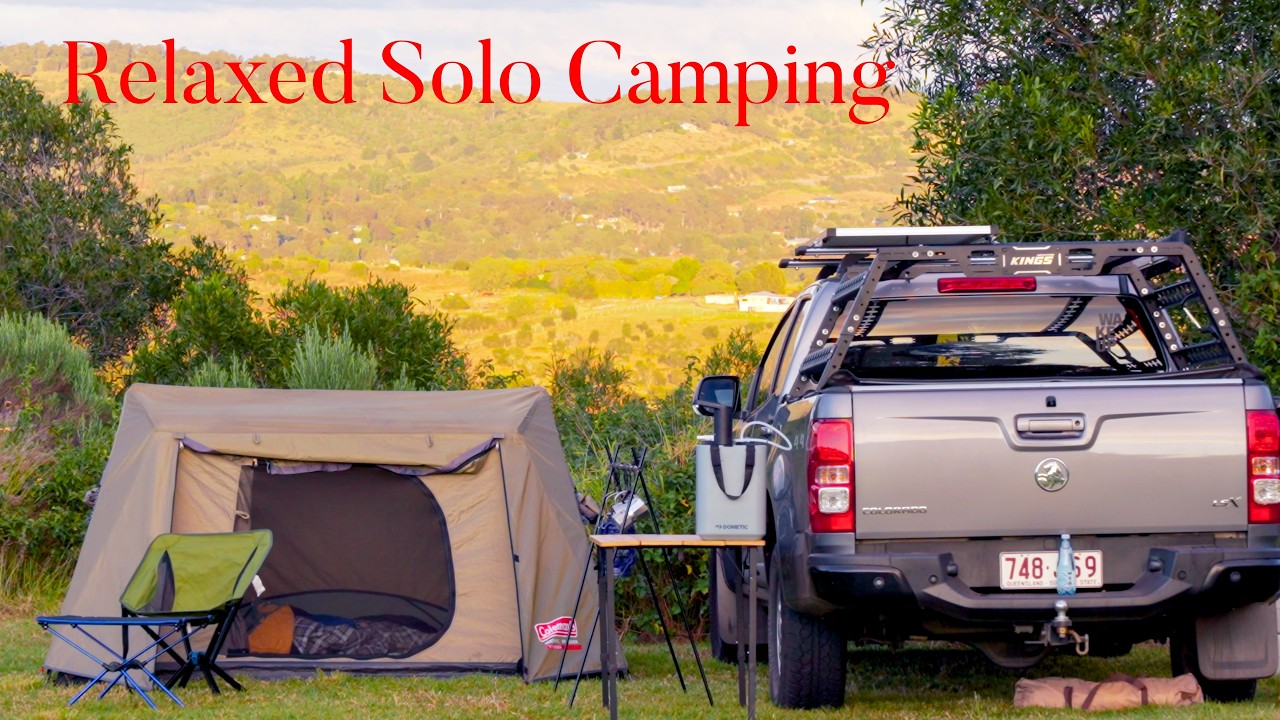 Relaxing Solo Camp Under The Stars