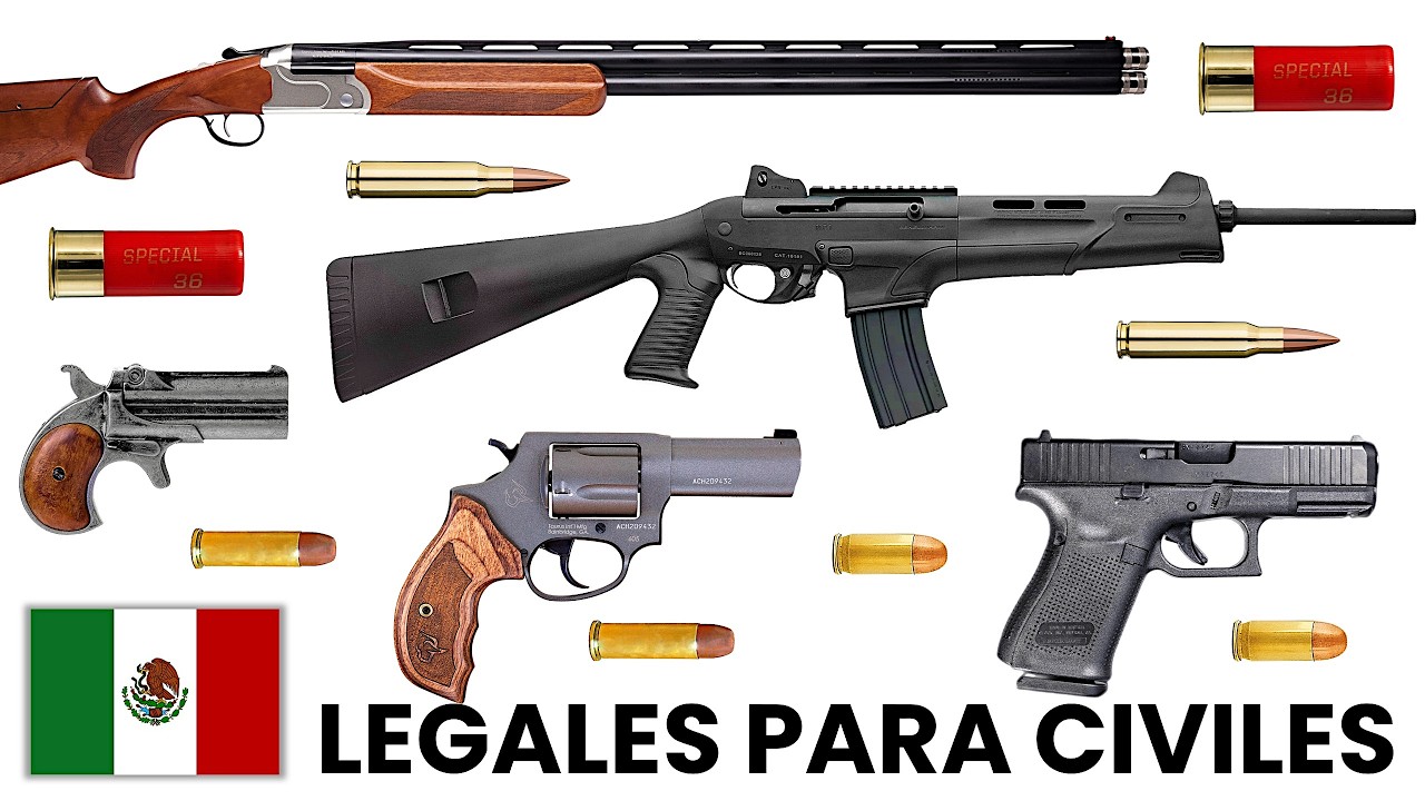 Armas y Calibres Legales para Civiles en M&eacute;xico