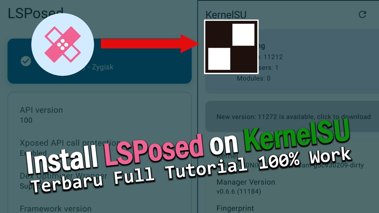 Install LSPosed On KernelSU | Meningkatkan Fitur Custom ROM Anda