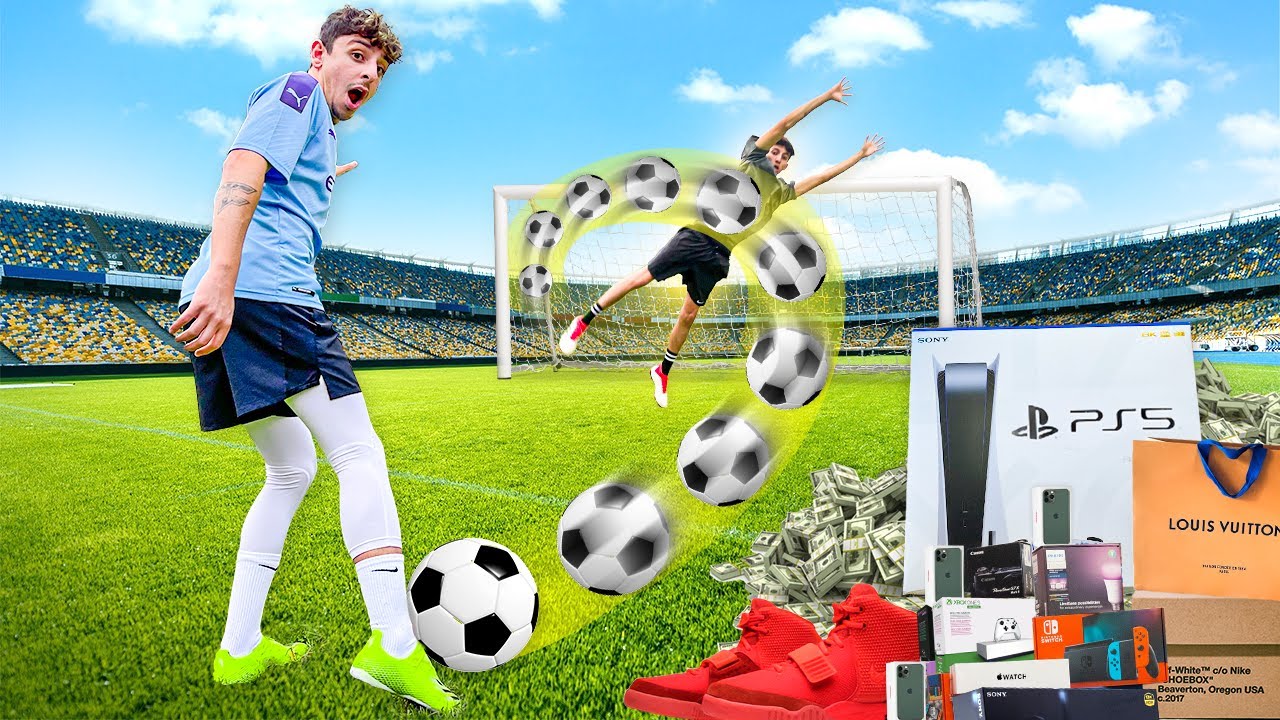 Score the Goal, I&rsquo;ll Buy You ANYTHING - Soccer Challenge
