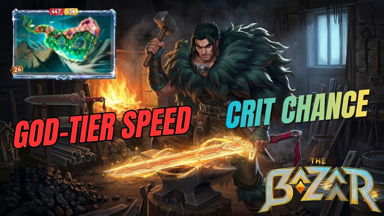 Ep.17 The Bazaar Karnok Gameplay - Executioner's Cleaver - God-Tier Speed Crit Chance