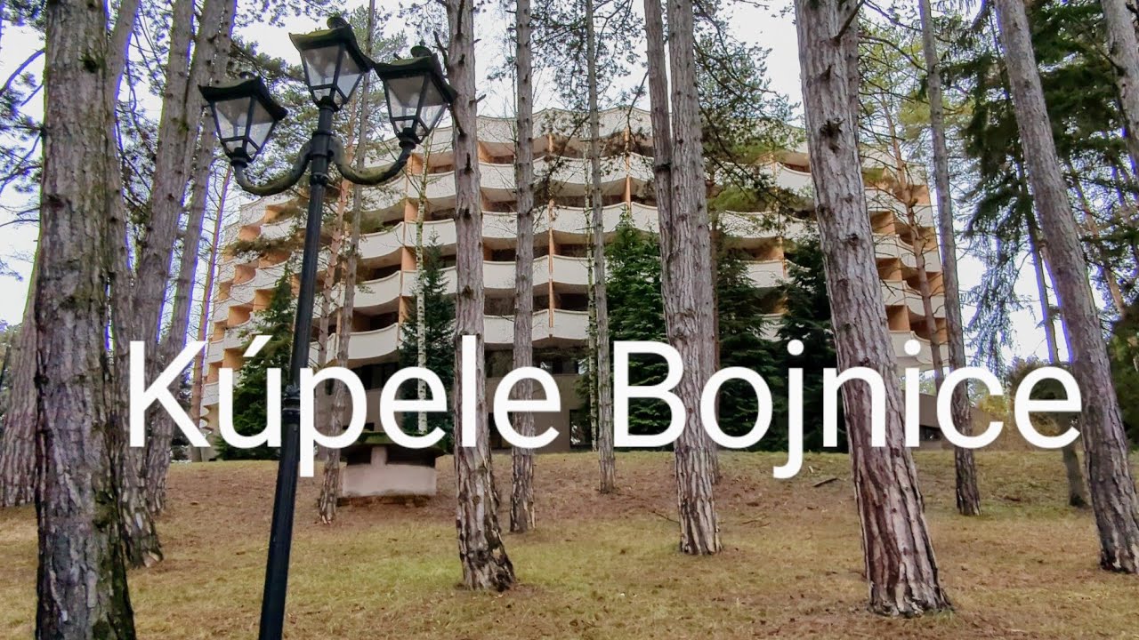 Kúpele Bojnice - Lázně Bojnice procházka celým areálem lázní (cz komentářem 2023)