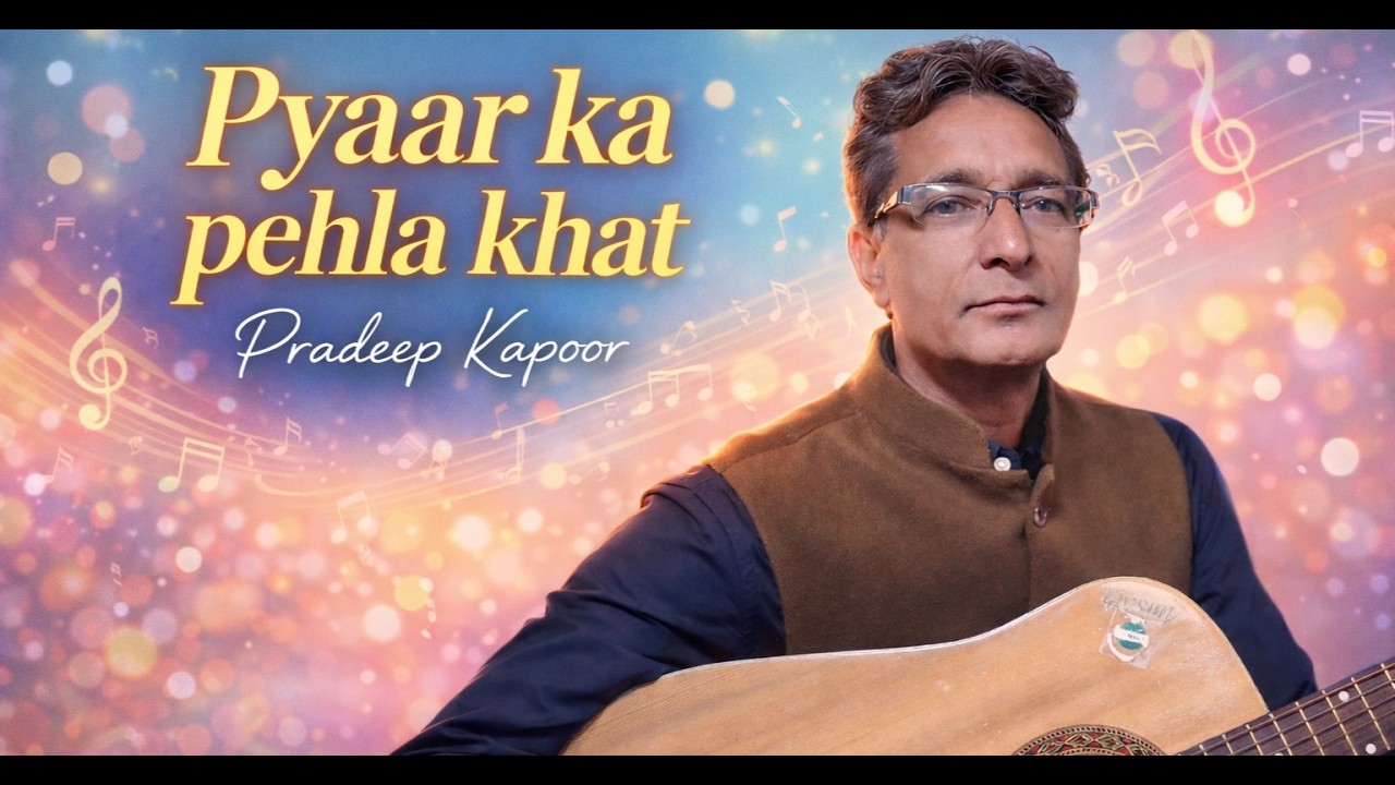 Pyaar Ka Pehla Khat Cover | Pradeep Kapoor | Jagjit Singh Ghazal Cover | Soulful Piano Version