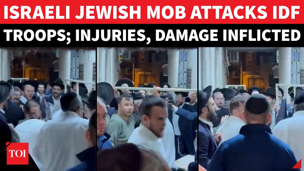 ON CAM: Israeli Radical Jews STORM IDF Event; Attack Soldiers, Ransack Venue, Injure Troops  | WATCH