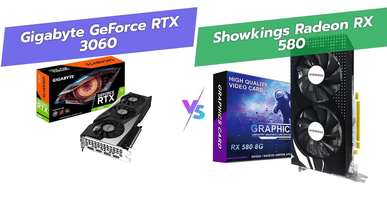 🎮 GIGABYTE RTX 3060 vs SHOWKINGS RX 580: Which is Better? 🤔