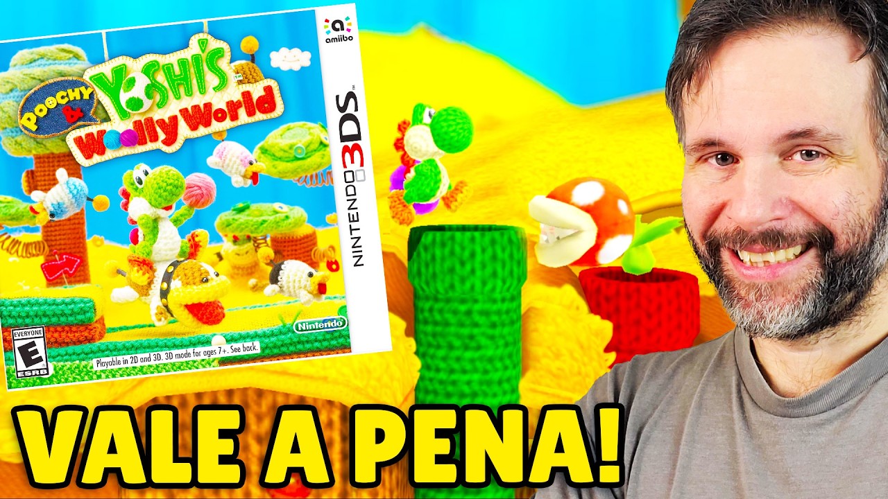Poochy & Yoshi's Woolly World para 3DS! Um Jogo Subestimado da Nintendo