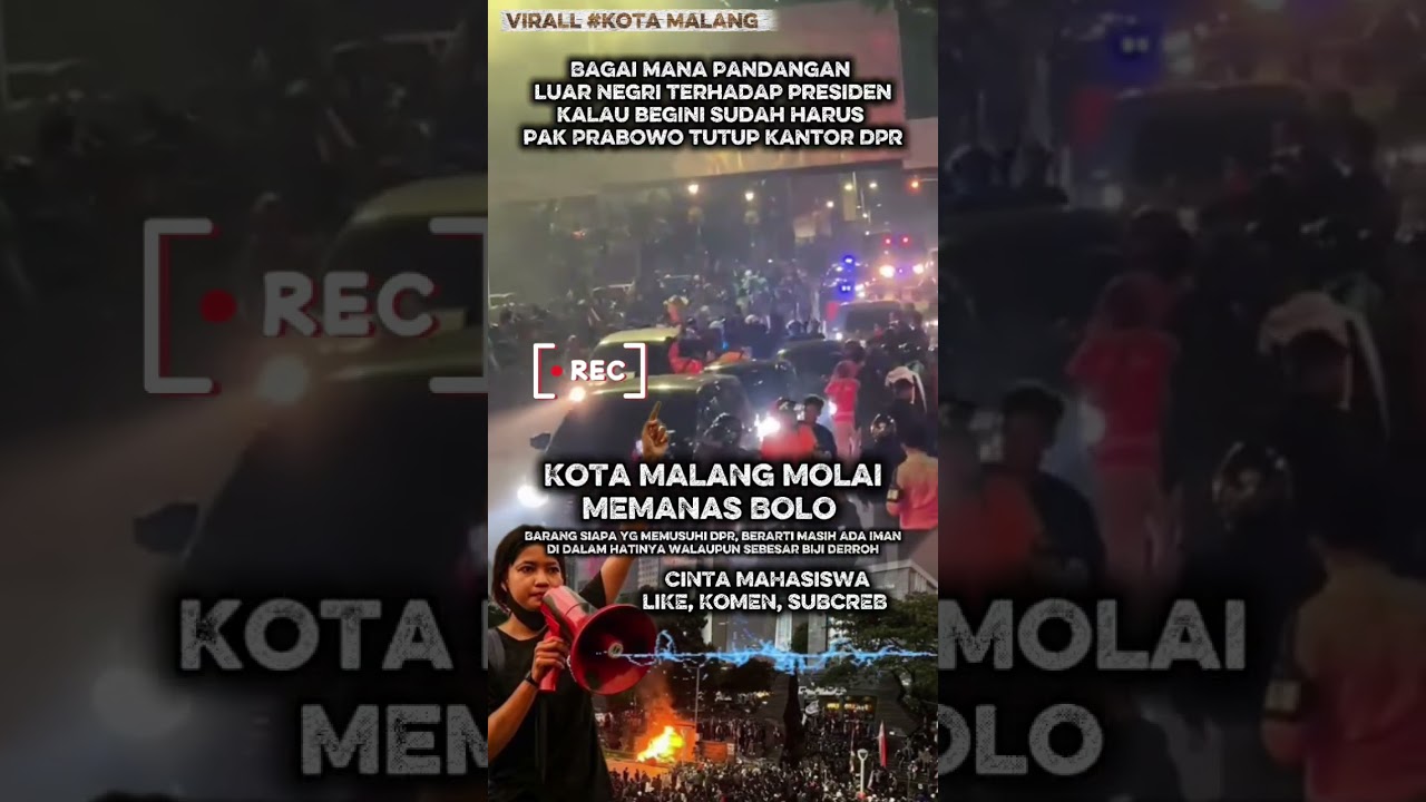 kota malang memanas lurr #shortvideo #fypシ゚viral #demosekarang #malamini #new