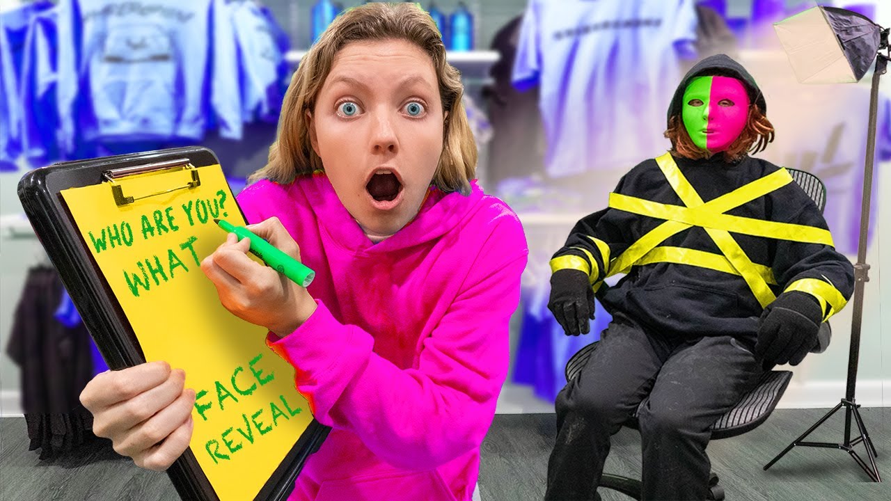 INTERVIEW LIE DETECTOR TEST on MYSTERY NEIGHBOR!!! (Face Reveal Clues Discovered)