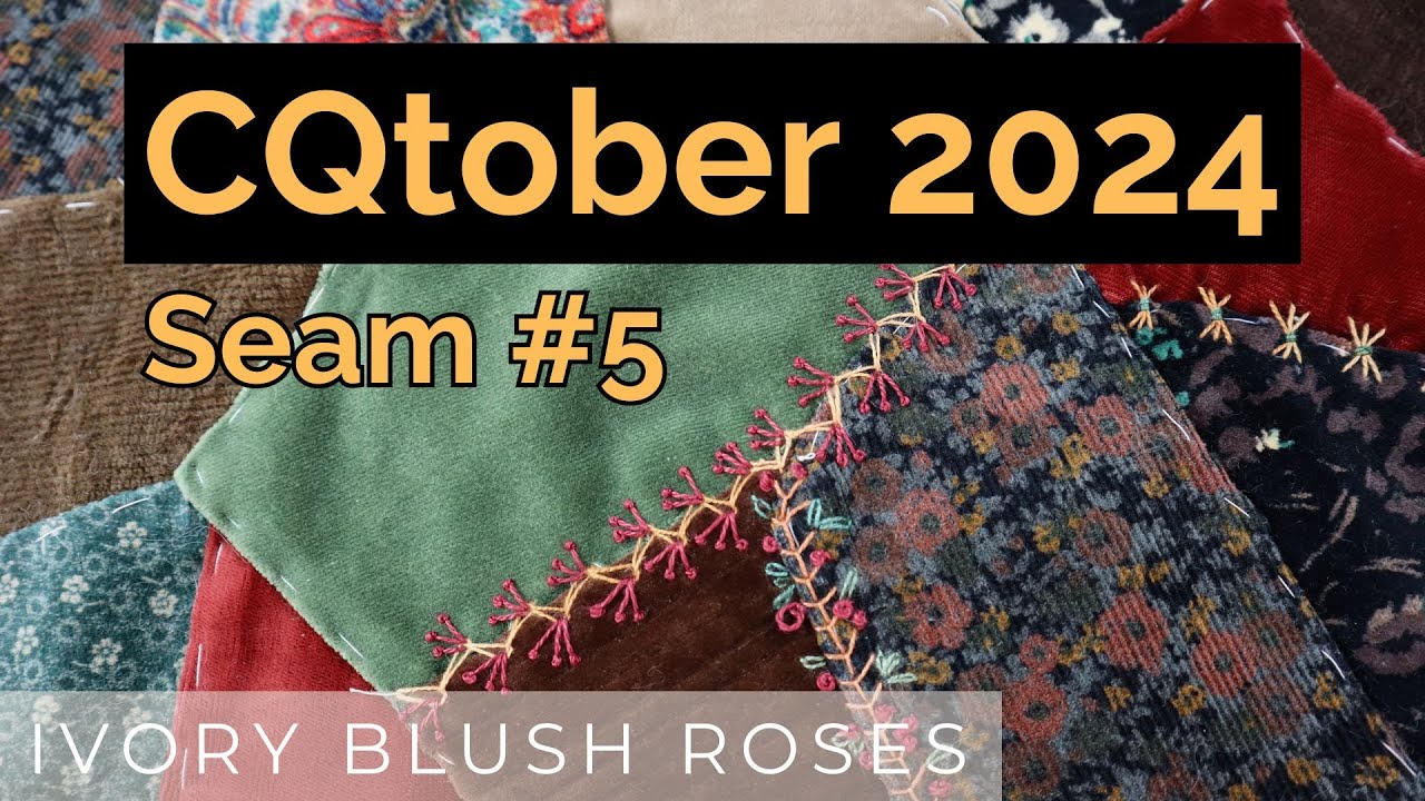 CQtober 2024 – Seam #5, Zig Zag Chain Stitch