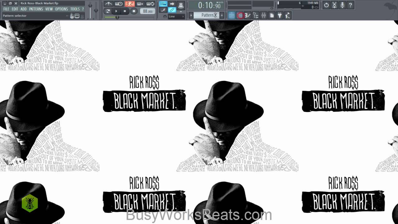 Rick Ross Black Market Tutorial in FL Studio