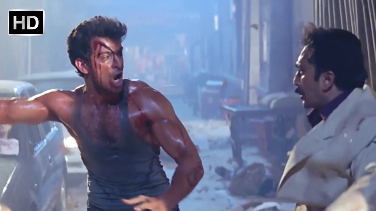 CLIMAX SCENE | Aap Mujhe Achche Lagne Lage |  Hrithik Roshan, Ameesha Patel, Mukesh Tiwari