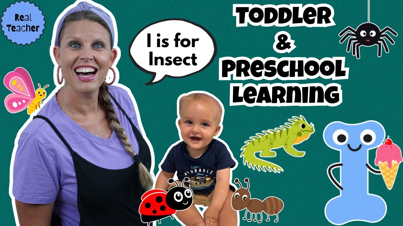 Toddler & Preschool Learning | Letter Ii | The Itsy Bitsy Spider | Phonics, Colors, Counting, & More