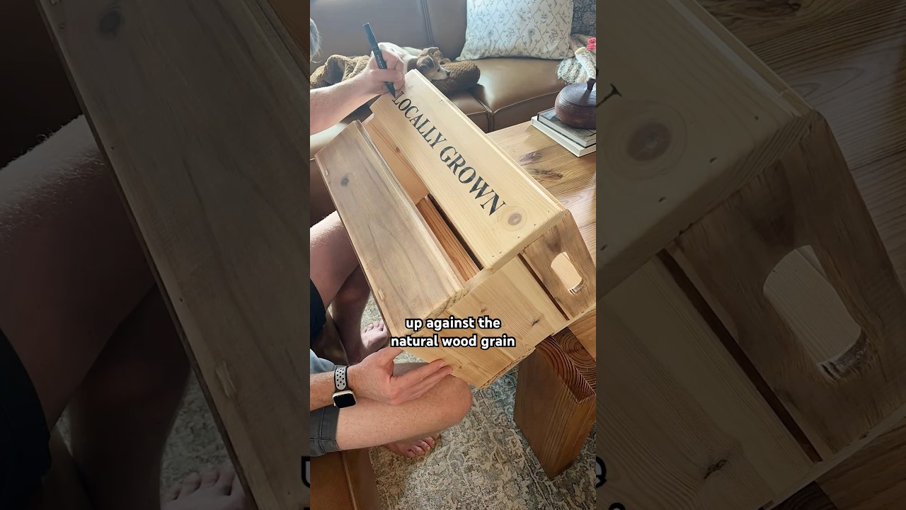 How to create wood crates while also using up your scrap wood pile #ScrapWood