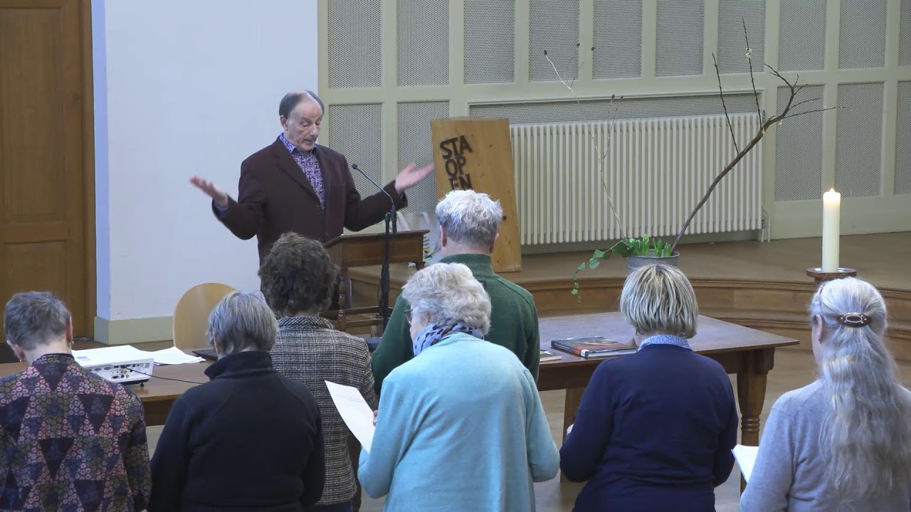 Dienst op 1 februari 2026 uit de Doopsgezinde kerk Paleisstraat 8 Den Haag, met ds. Walter Wagenaar.