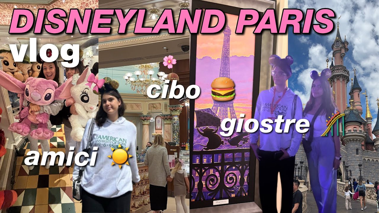 DISNEYLAND PARIS vlog: cibo, giostre, amici e molto altro! ☀️🇫🇷
