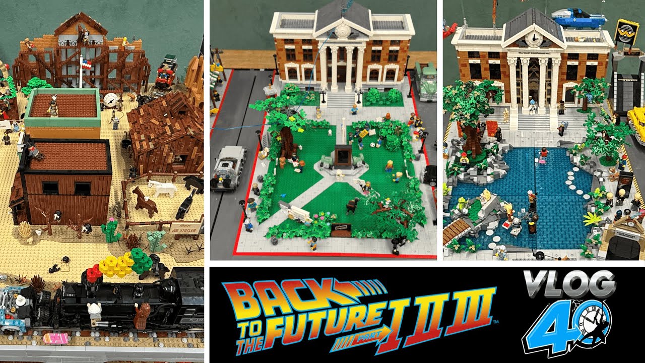 ZURÜCK IN DIE ZUKUNFT: Mit dem DeLorean von 1885 - 2015 durch die Zeit - 40 Jahre LEGO MOC BTTF VLOG