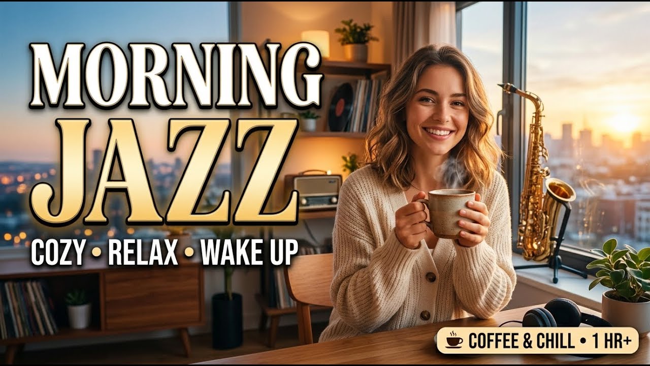 Relaxing Coffeehouse Jazz and Bossa Nova for Morning Focus and Productivity