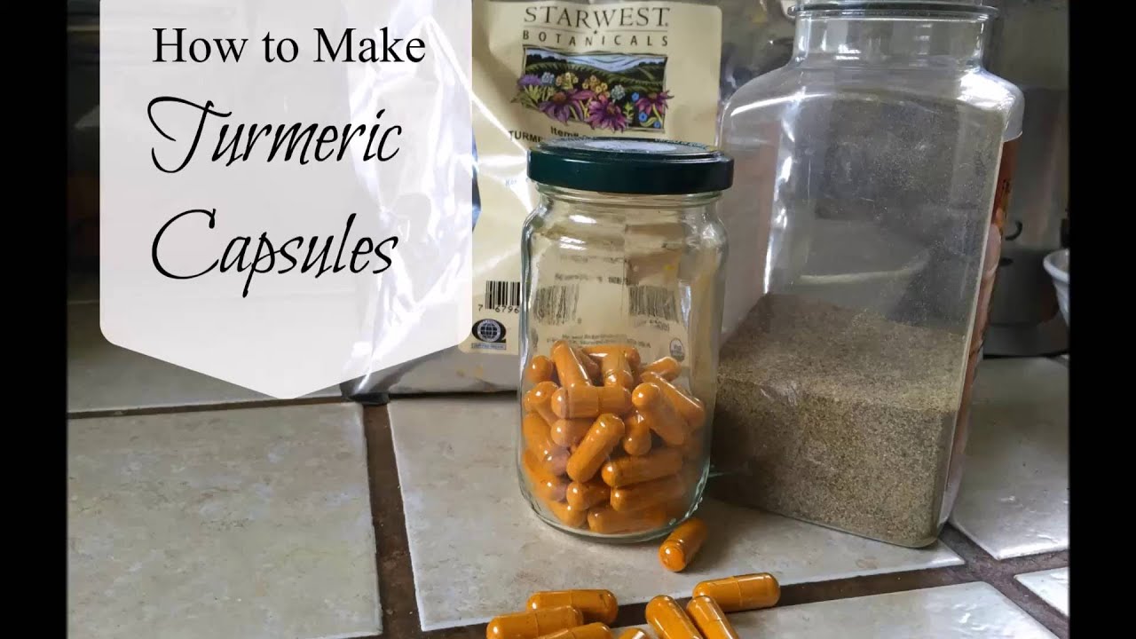How to Make Turmeric Capsules