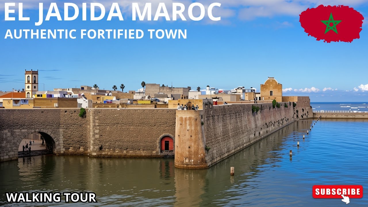 EL JADIDA MAROC MOROCCO AUTHENTIC FORTIFIED TOWN  - WALKING TOUR