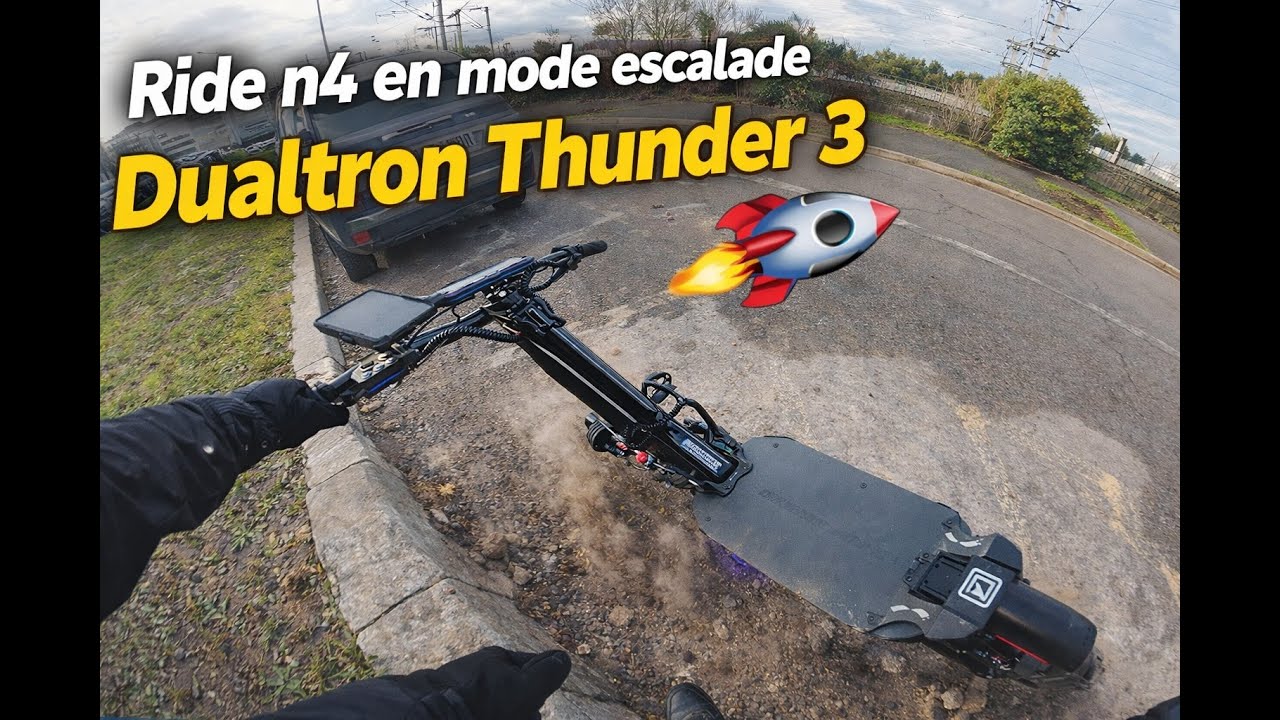 Ride n°4 Dualtron Thunder 3 Mode Escalade sur les routes de campagne 🚀🚀