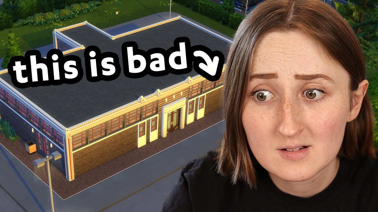 i tried to fix the default sims auditorium because... ew