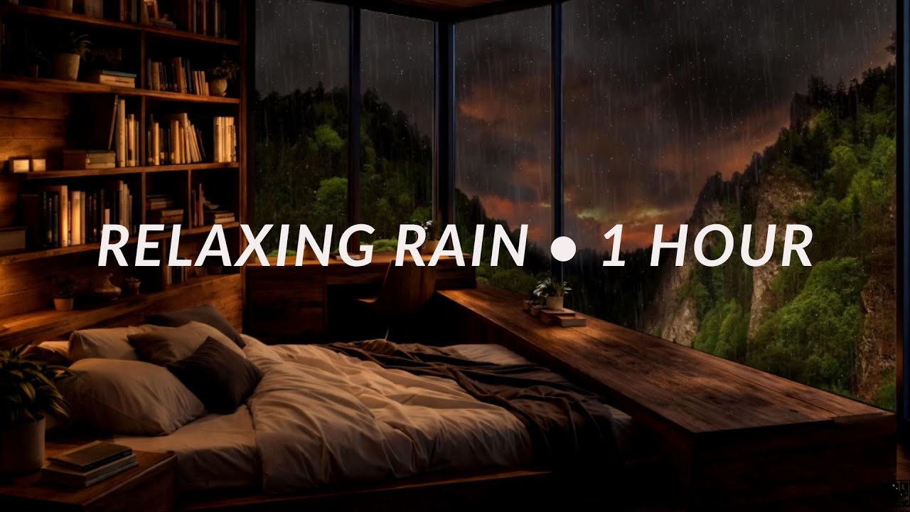 Relaxing Rain Sounds for Deep Sleep & Stress Relief (1 Hour)