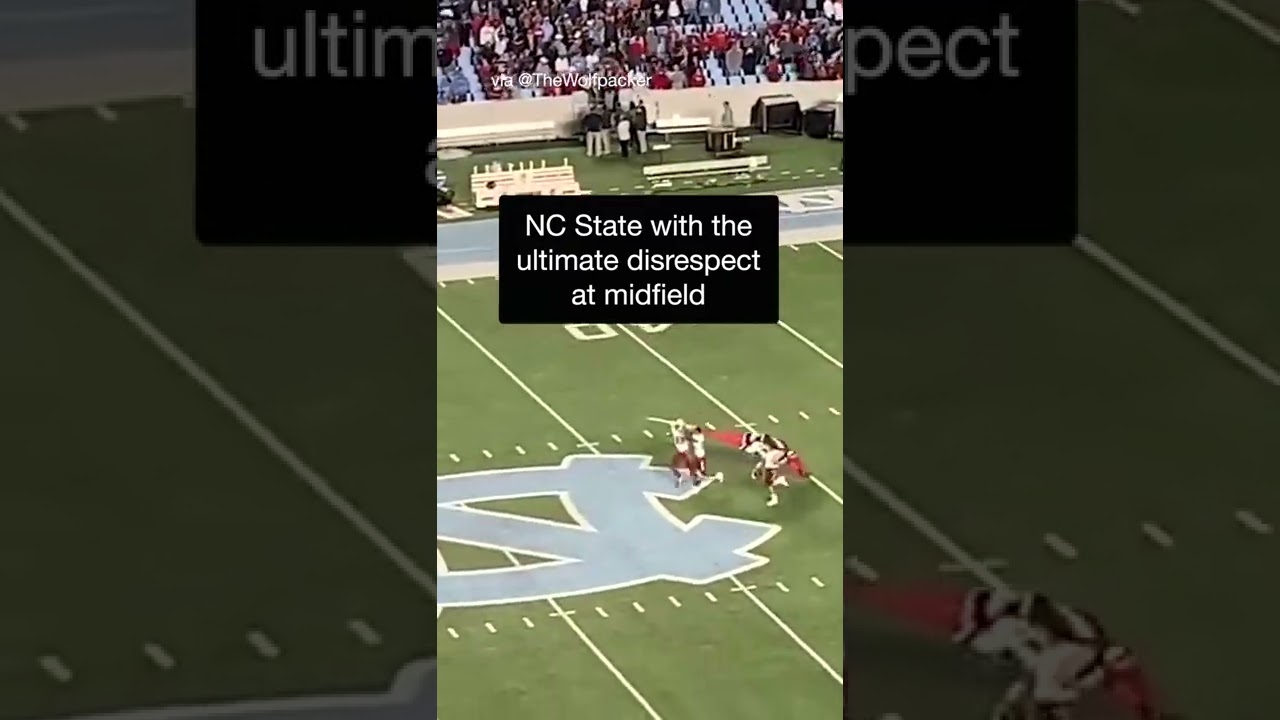 NC State players went to the UNC midfield and...well... #shorts