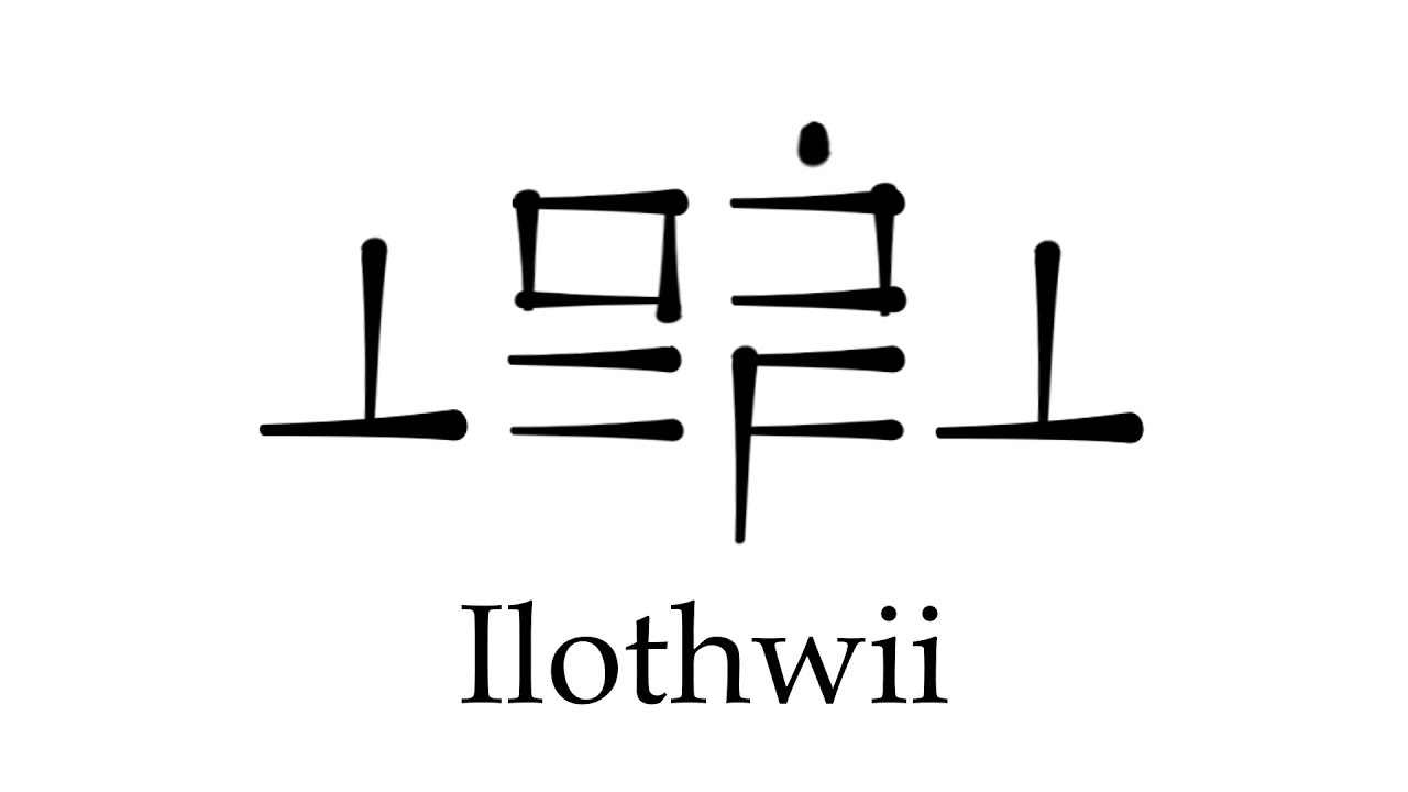 Conlang Showcase - Ilothwii