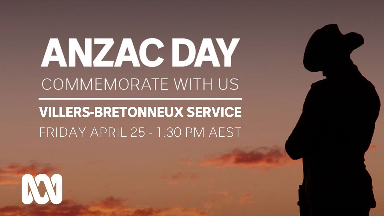 LIVE: Villers-Bretonneux Service | Anzac Day 2025 🎖️ | OFFICIAL BROADCAST | ABC Australia