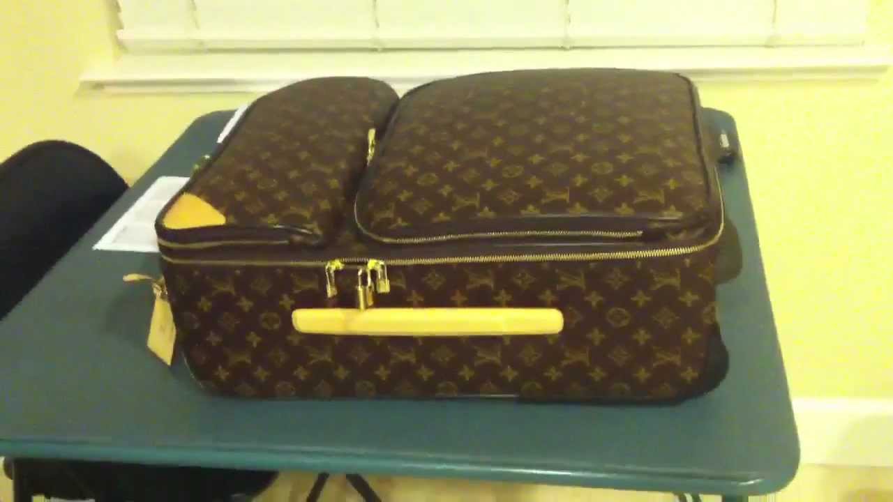 Louis vuitton rolling luggage pegase 55 business
