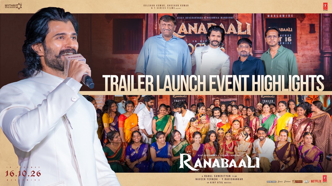 Ranabaali Trailer launch Event Highlights | Vijay Deverakonda | Rashmika Mandanna | Rahul Sankrityan