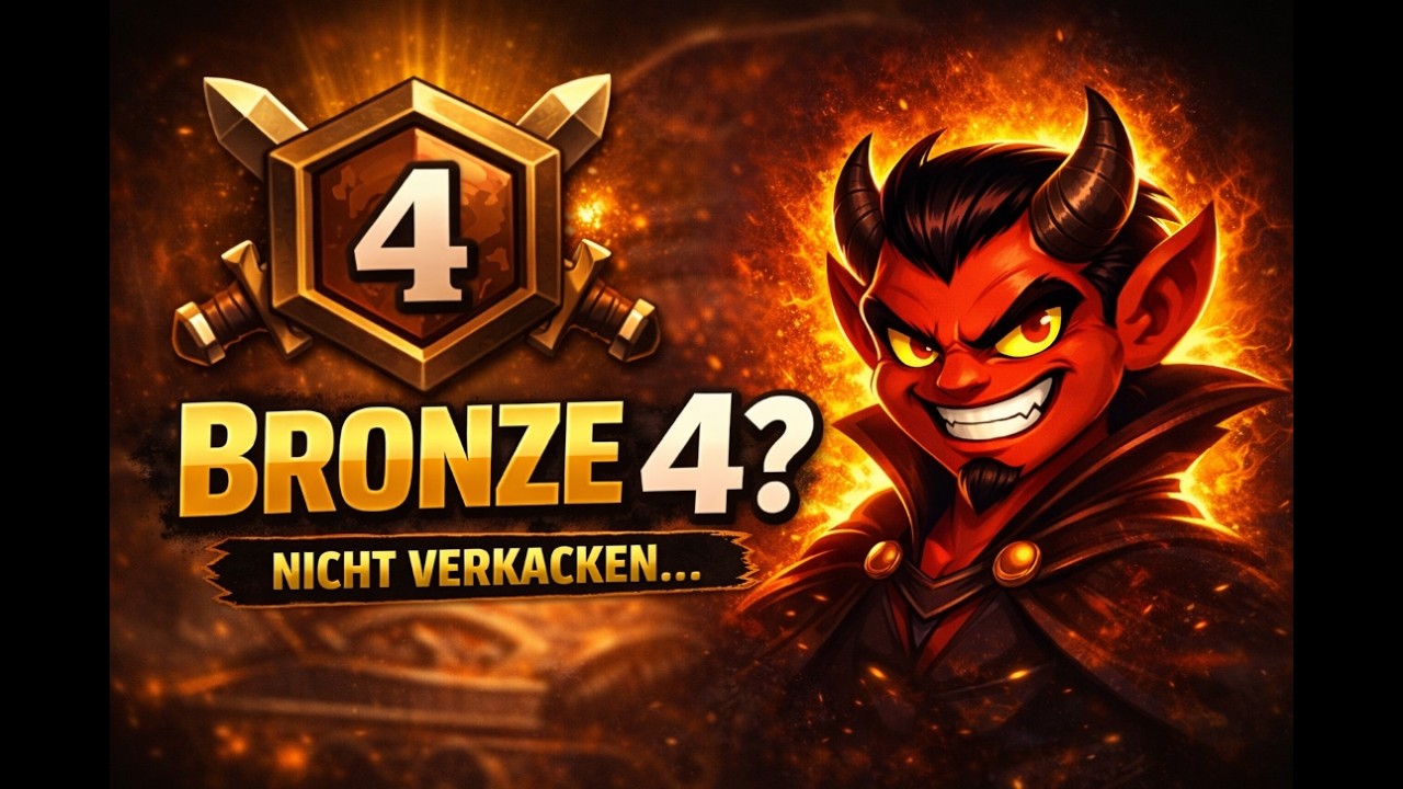 Ein Spiel vor Bronze 4 - und ich zittere