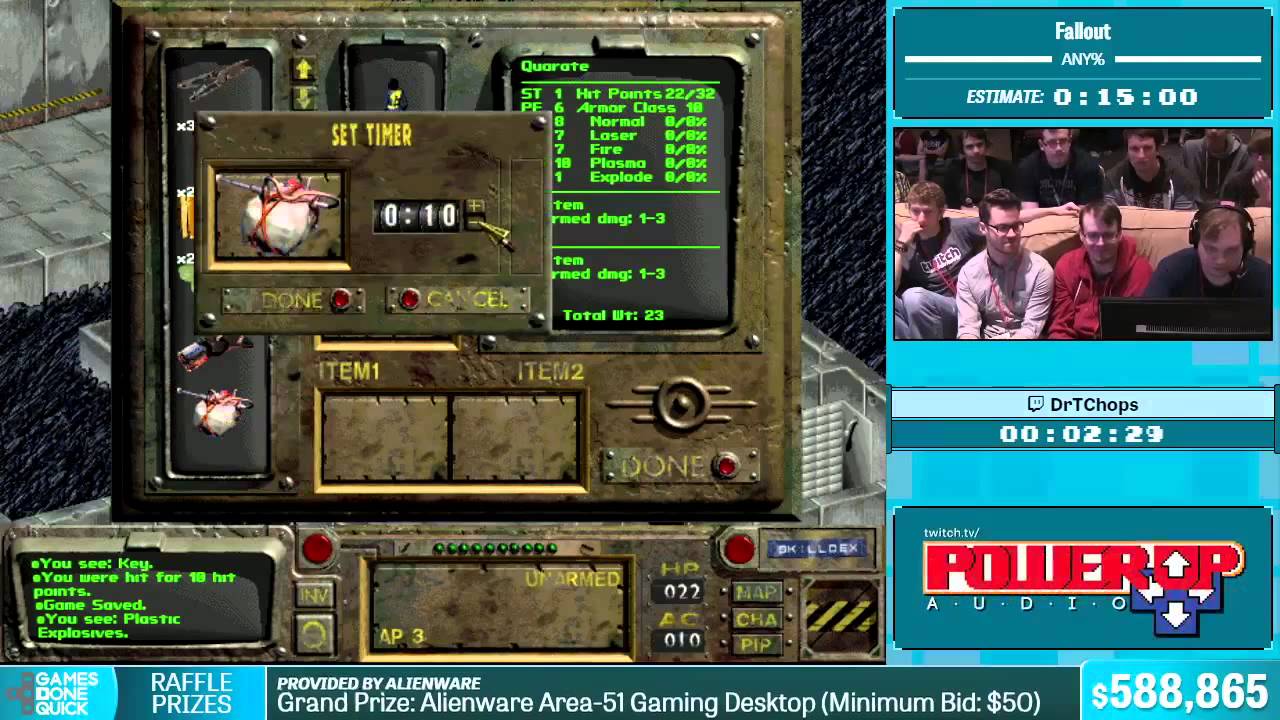 Fallout by DrTChops in 8:56 - Summer Games Done Quick 2015 - Part 126
