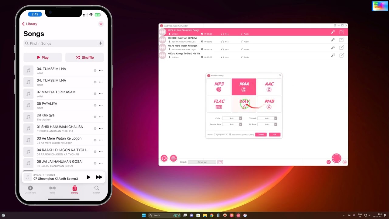 How To Convert Apple Music To MP3/FLAC/AAC/M4A via AudFree Audio Converter