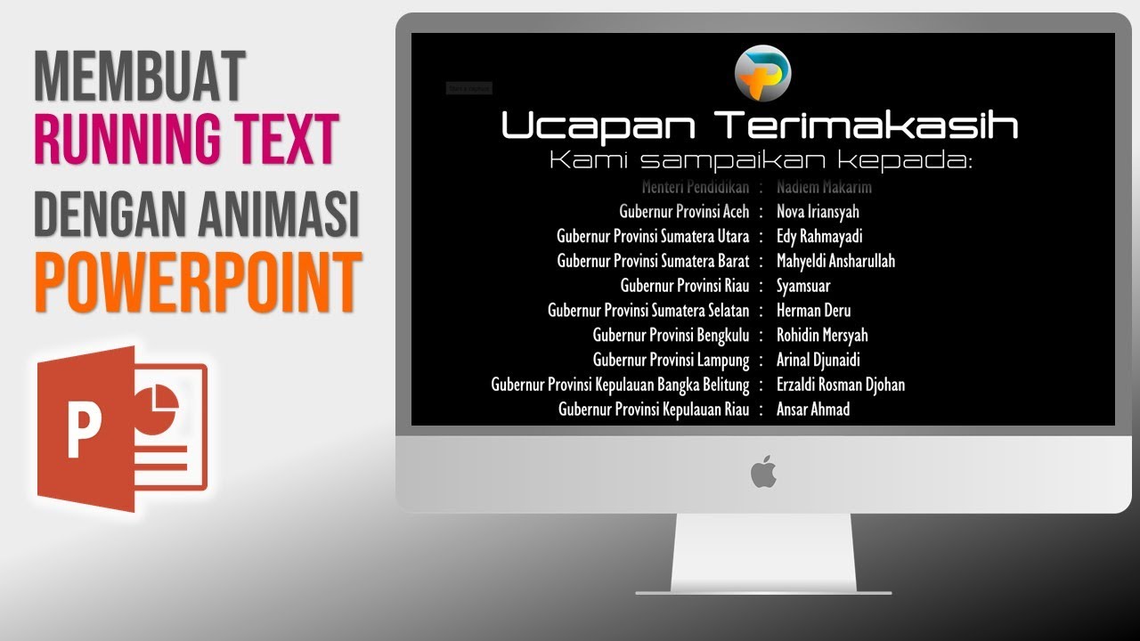 Cara Membuat Animasi Running Text Multi Fungsi Di PowerPoint