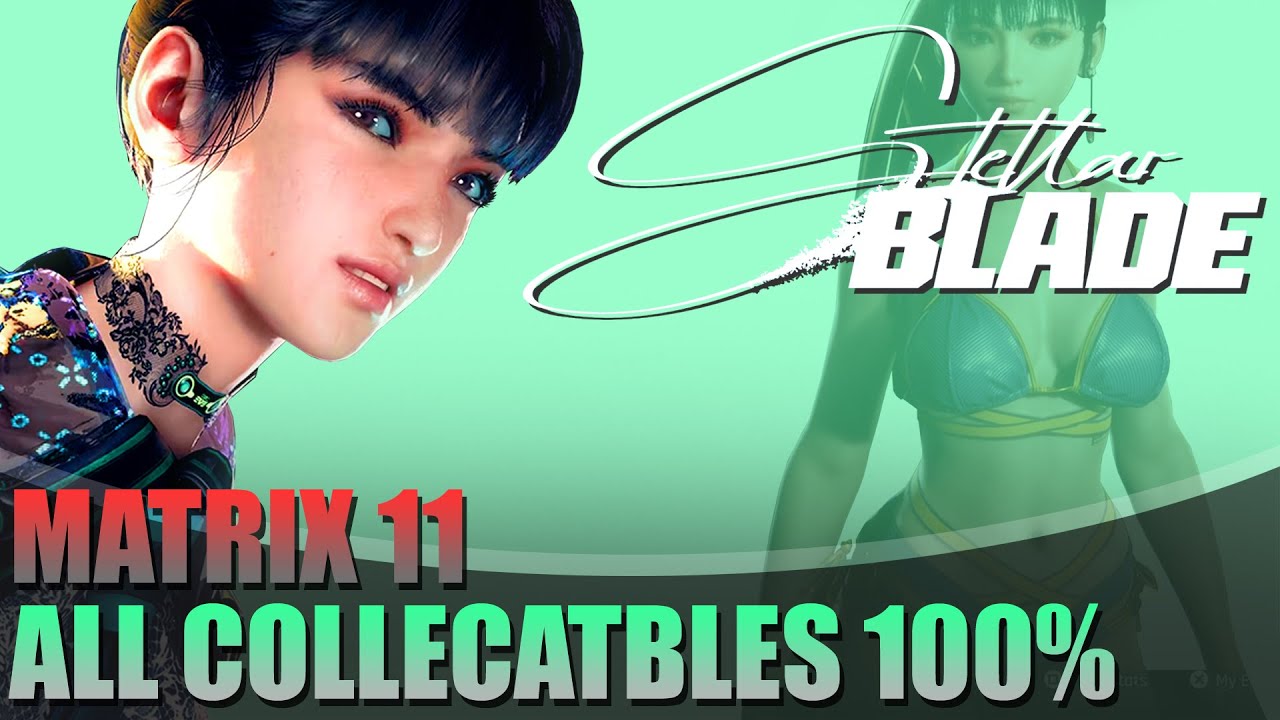 Matrix 11: All Collectables 100% Upgrades, Boxes and Data Bank Locations | Stellar Blade
