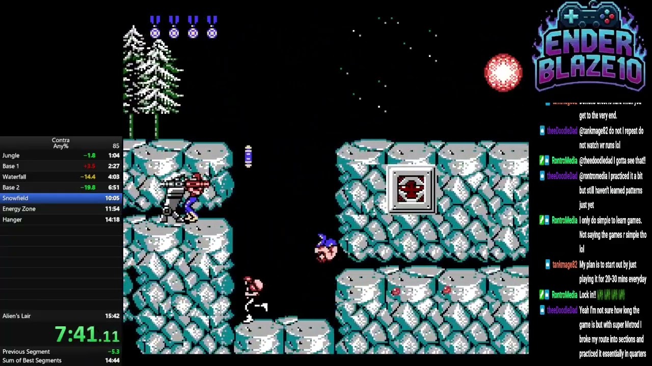 Contra Speedrun PB 15:20