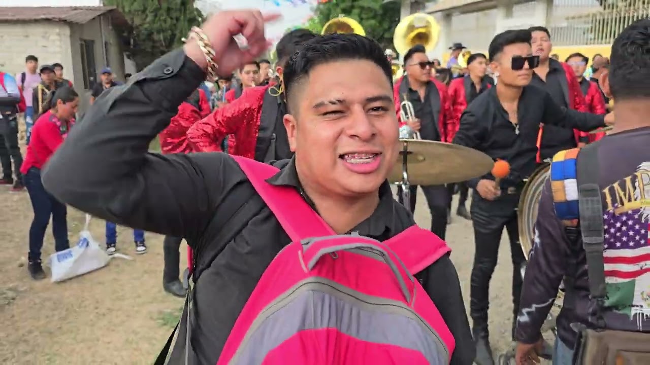 Así llegaba la Banda Imperial de Huajuapan de León  a la Calenda de Yanhuitlan Oaxaca