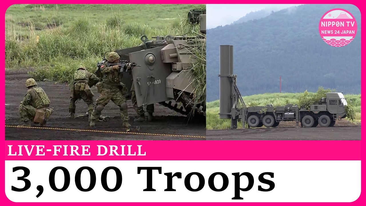 Japan unveils new missile at massive live-fire military drill