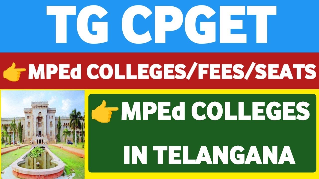 MPEd Colleges in Telangana@StudentUpdates247