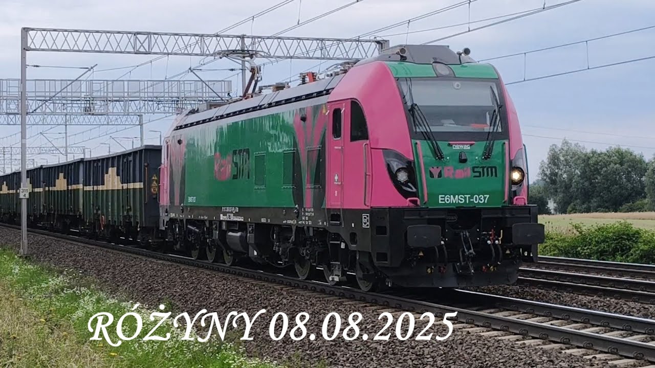 Parę godzin przy torach - pociągi Różyny i Skowarcz