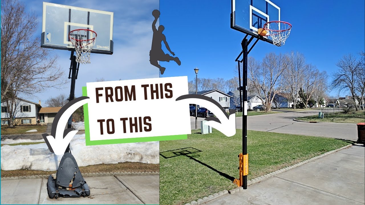 Convert Your Portable Hoop to In‑Ground in 1 Hour (No Digging!)