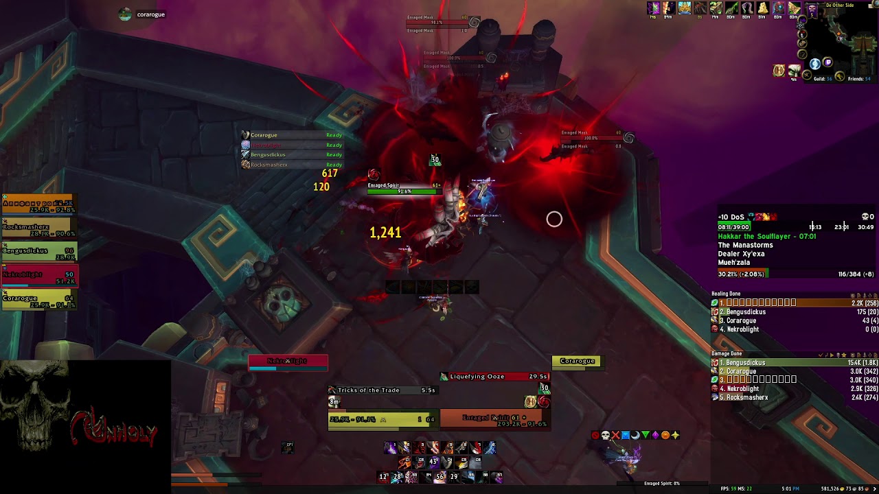 De Other Side - Mythic Plus 10 - Rogue Outlaw